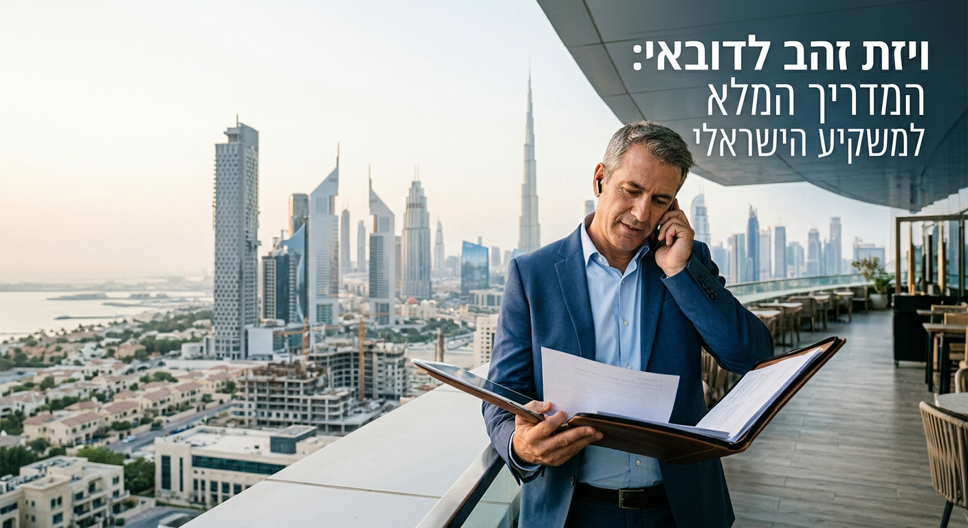 ויזת זהב בדובאי — מי זכאי ומה התנאים?