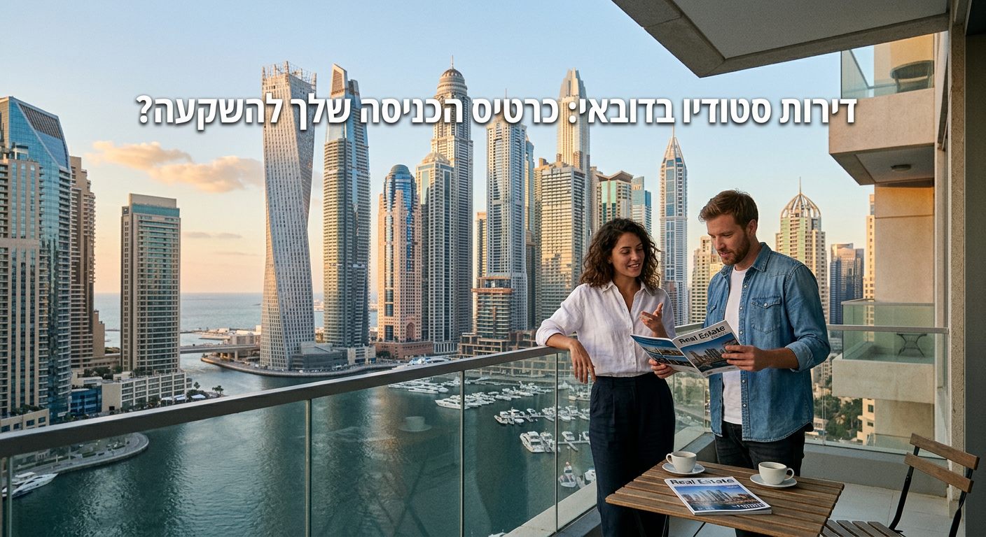 דירות סטודיו בדובאי: כרטיס הכניסה שלך להשקעה?