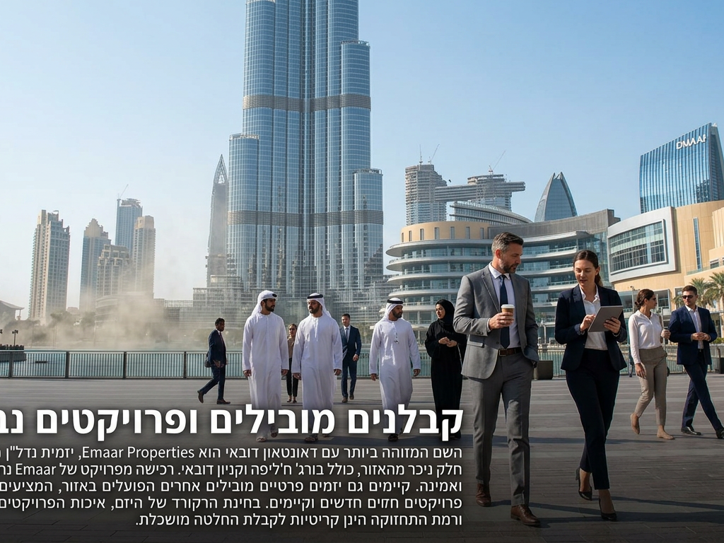 קבלנים מובילים ופרויקטים נבחרים