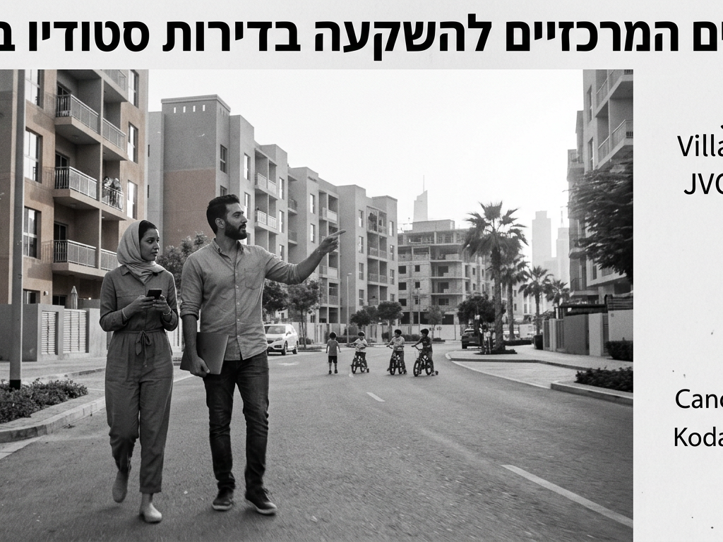 האזורים המרכזיים להשקעה בדירות סטודיו בדובאי